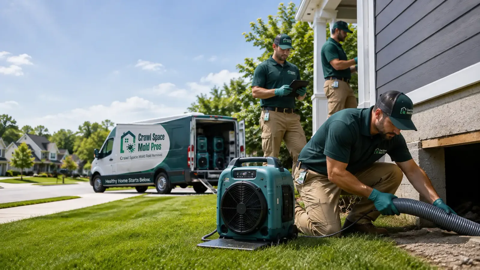 Crawl Space Mold Removal in Fairland, IN